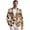 Brown Leaf Pattern, variant on HELLHERO Solid Suit Separates Coat, Musical Note Design Polyester One Button Mens Suit for Business Casual