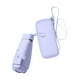 thumbnail image 4 of plegable compacto, resistente y moderno con correa para el hombro, ideal para viajes, senderismo, camping, playa y otras actividades al aire violeta, 4 of 10