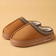 thumbnail image 3 of Zapatillas populares, zapatos de algodón para el hogar, parejas de invierno, suela gruesa, color sólido, cálido, además de zapatillas de algodón antideslizantes de terciopelo, 3 of 5