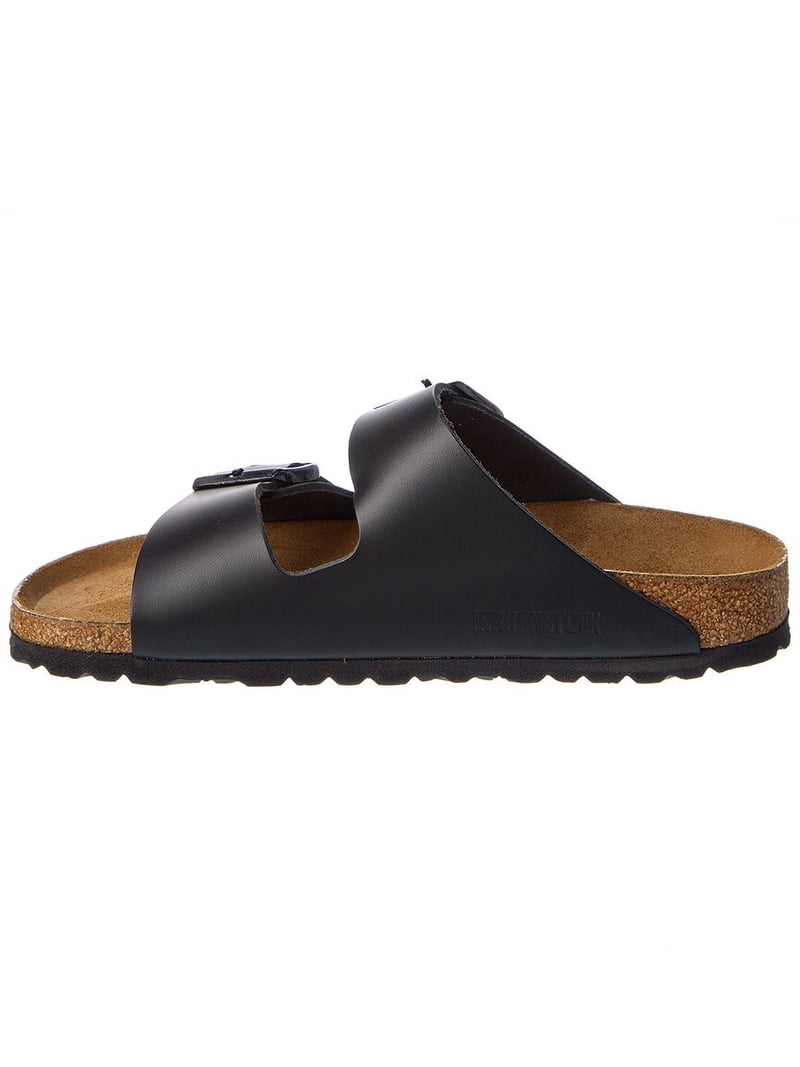 Birkenstock Arizona Narrow Fit Leather Sandal, 43, Black - Walmart.com