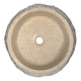 thumbnail image 2 of Anzzi Ls-Az8172 Lighting 16-1/2" Circular Natural Stone Vessel Bathroom Sink - Off White, 2 of 4
