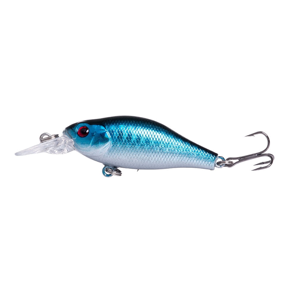 HENGJIA Fishing Lures Shallow Deep Diving Swimbait Crankbait Fishing Wobble Hard Baits Plopper Fishing Lure for Bass Trout Freshwater and Saltwater