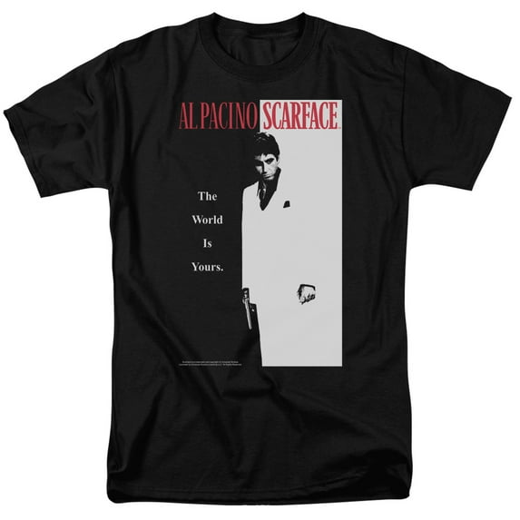 Scarface Classic Mens Short Sleeve Shirt BLACK