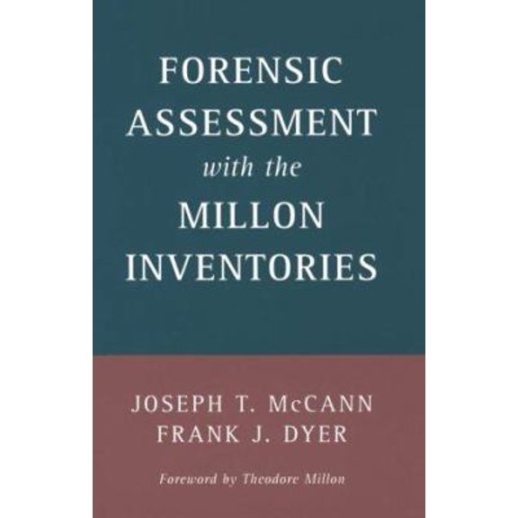 Pre-Owned Forensic Assessment with the Millon Inventories (Hardcover) 1572300558 9781572300552