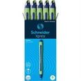 thumbnail image 4 of Rediform Schneider Xpress Premium Fineliner Pens, Fine Point, 0.8 mm, Blue/Green Barrel, Blue Ink, Pack Of 10 Pens, 4 of 9