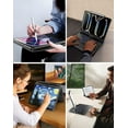 thumbnail image 6 of Wireless Touch Keyboard Case for iPad 9th 8th 7th Generation 10.2 Inch 2021/2020/2019 with Clear Hard Cover & Trackpad & Backlight & 360° Rotatable & Pencil Holder, 6 of 7