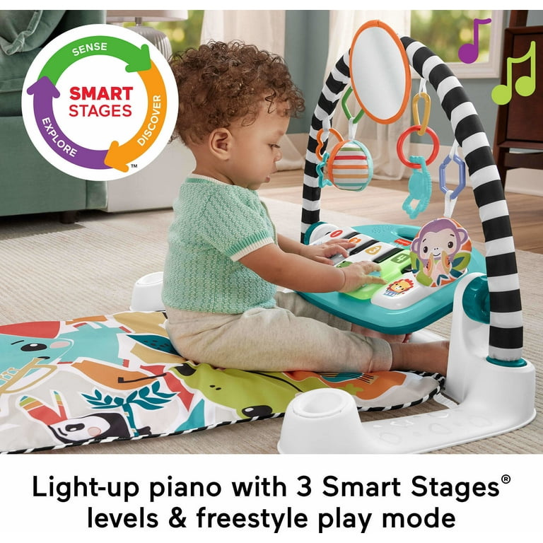 Free Shipping! Fisher-Price Glow and Grow Kick Play Piano Gym