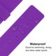 thumbnail image 3 of Suave Goma Reloj Correa 20mm Ancho, Rápida Liberación Reemplazo Silicona Reloj Correa, Violeta, 3 of 5