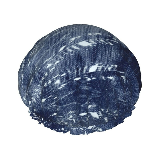 YFYANG Bonnet de Douche Double Imperméable pour Femmes, Motif Mandala Cœurs, Bonnet Réutilisable pour Tous Types et Tailles de Cheveux