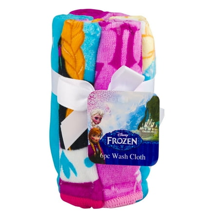 Disney Frozen Wash Cloth - 6 PC, 6.0 PIECE(S)