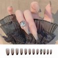 thumbnail image 2 of 24pcs Butterfly Print Wear Long Paragraph Fashion Manicure Patch False Nails, 2 of 4