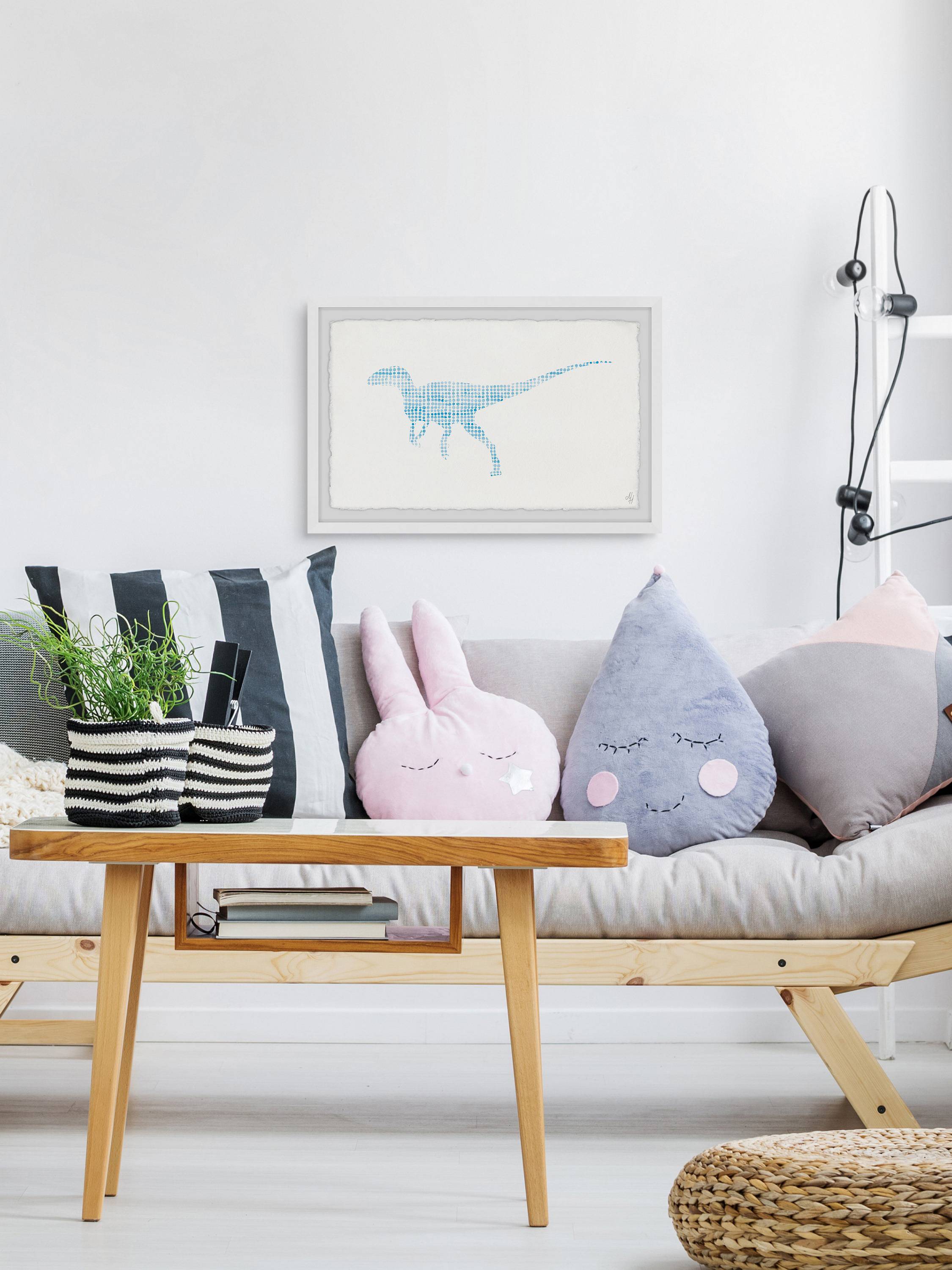 Marmont Hill Patterned Dino Framed Wall Art