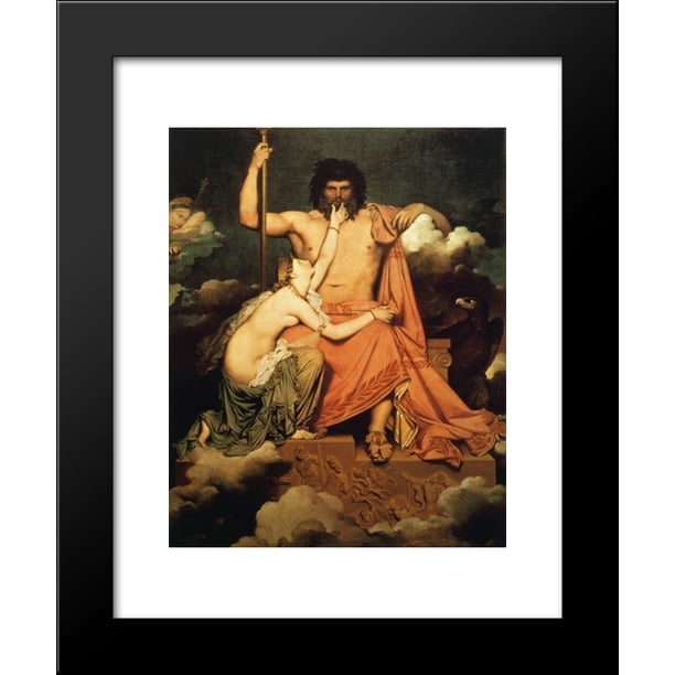 Jupiter and Thetis 20x24 Framed Art Print by Jean Auguste