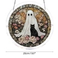 thumbnail image 3 of Halloween Decoration Indoor Outdoor Clearance Under $5.00! Thanksgiving Fall Decorations for Home, Halloween Ghost And Cats Acrylic Puzzle Hanging Ornaments Spooky Festival Decor Pendants, 3 of 6