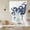 White, variant on Navy Blue Octopus Tie Up Curtains for Windows, Adjustable Balloon Window Shades, Coastal Ocean Animals Nautical Kitchen Window Treatments Farmhouse Short Curtains with Rod Pocket 42"x45"