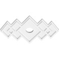thumbnail image 2 of 16"W x 10 5/8"H x 2"ID x 5"C x 1"P Zoe Architectural Grade PVC Contemporary Ceiling Medallion, 2 of 11