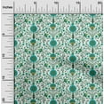 thumbnail image 2 of oneOone Georgette Viscose Green Fabric Florals Fabric For Sewing Printed Craft Fabric By The Yard 42 Inch Wide, 2 of 4