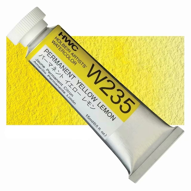 Holbein Acuarelas Profesionales para Artistas, Tubo de 15ml, Ideal para Pintores, Aficionados, Principiantes y Estudiantes, A-W235