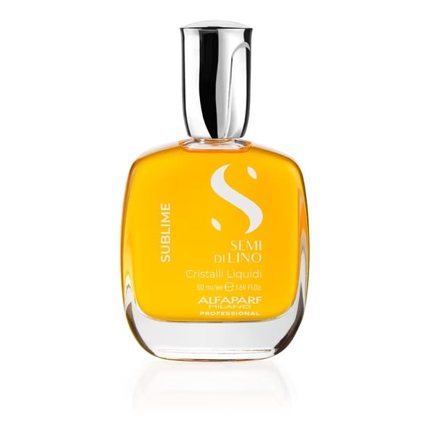 Alfaparf Milano Semi Di Lino Sublime Cristalli Liquidi Finishing Smoothing Serum - Provides Shine and Protection - Professional Salon Quality
