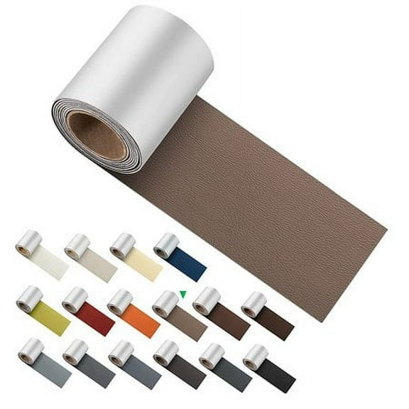 Leather and Vinyl Repair Tape 3x60 inch, Strong Adhesion Backing Self Adhesive Vinyl and Leather Repair Kit for Car Seat, Couch, Furniture, Jacket. Bonded Leather Repair Roll - Navy Blue