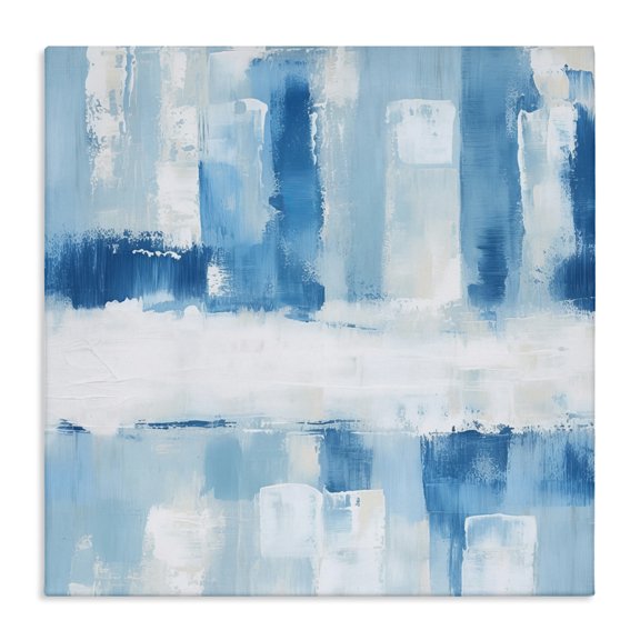 Stupell Industries Contemporary Blue Abstract Visionaries Canvas Art, 17 x 17, by Irena Orlov