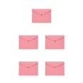 thumbnail image 3 of VONKY Durable Felt Folder Organizer For Artists And Crafters Clutter-free Organized File Document Bag pink 5Set, 3 of 6