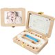 thumbnail image 2 of Caja De Marco De Fotos De Madera Almacenamiento De Dientes De Leche Cabello Fetal Organizador De Dientes Deciduos Umbilical Lanugo Guardar Coleccionar Regalo De Recuerdos De Bebé Methold BA000594-00, 2 of 7