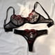 thumbnail image 4 of Conjunto de ropa interior Sexy para mujer, sujetador exótico emocional, conjunto de lencería con estampado bordado, Bralette fino de realce, 4 of 5
