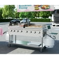 thumbnail image 5 of 60 in. 8-Burner Commercial Outdoor Propane Gas Grill with Two 30 in. Griddles in Stainless-Steel, ETL Listed (CGKIT6-G30G30), 5 of 10