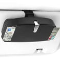 thumbnail image 2 of Estuche para gafas de coche, caja universal para guardar gafas con función magnética y ranura para tarjetas. Estuche multifuncional para gafas de coche para parasol de coche, 2 of 7