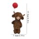 thumbnail image 2 of Decoraciones de San Valentín, adornos de San Valentín, regalos de San Valentín, figuras de vacas de las Tierras Altas con globos, vacas de resina sentadas y de pie con globos de aluminio en forma de c, 2 of 6