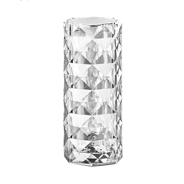 Crystal Touch Table Lamp Led Night Light, 16 Colors Usb Rechargeable Roses Diamond Table Lamp With