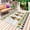 Yellow Grey, variant on Spring Bee Gnomes Outdoor Rug 5x7 Ft - Reversible Patio Rug Outdoor Camping Rugs, Sunflowers Black Plaid Grey Wooden Washable Indoor Outdoor Area Rugs, Non-Slip Outdoor Carpet Runner for Deck/Porch