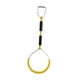 thumbnail image 2 of Anillos de entrenamiento de fuerza Anillo de gimnasia para niños Accesorios deportivos versátiles Amarillo, 2 of 9