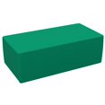 thumbnail image 1 of Early Childhood Resources ELR-12749-EM SoftZone 18 x 36 in. Rectangular Junior Ottoman - Emerald, 1 of 2