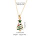 thumbnail image 1 of Collar de Navidad, adorno de campana, bastón de alce de Navidad, colgante de árbol de Navidad de Papá Noel, traje, 1 of 6