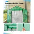 thumbnail image 5 of Quictent Mini Greenhouse 3 Tiers 12 Shelves 56"x 56"x77" Outdoor Walk In Gardening Planter Hot House PE Cover, 5 of 8