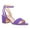 Purple, variant on YDN Women Open Toe Thin Strap Buckled Sandals Ankle Strap Mid Block Chunky Heels Comfortable Dressy Date Work Shoes Size 7 Brown