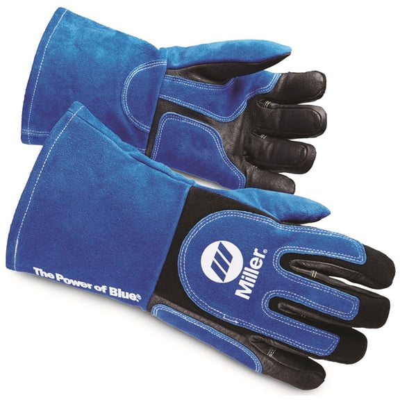 Miller Electric MIG/Stick Welding Gloves,PR 269615