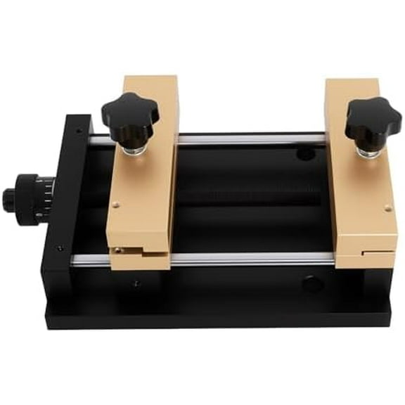 Marking Machine Fixture, Metal Sheet Cutting Holder Table Fixture,Adjustable Aluminum Alloy Tool for Laser Cutting, Marking Engraving Machine, 4.72in Clamping Range