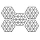 thumbnail image 2 of Estera de aislamiento térmico, mantel individual hexagonal de silicona de 5 piezas, tapete para cuenco, tapete para platos de mesa, valor inmejorable Jadeshay A, 2 of 8