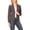 Charcoal, variant on Women's Casual Long Sleeves Office Workwear Solid Blazer Jacket