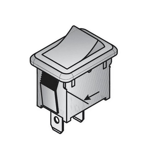 PRK22J5DBBNN  Rocker Switches SPST ON-OFF 6A "ON OFF