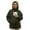 Grey, variant on Pet Pouch Hoodie Women Men Oversized Fleece Fuzzy Dog Cat Carrier Hoodies Sweatshirt with Zipper Pocket Front Carry Pouch