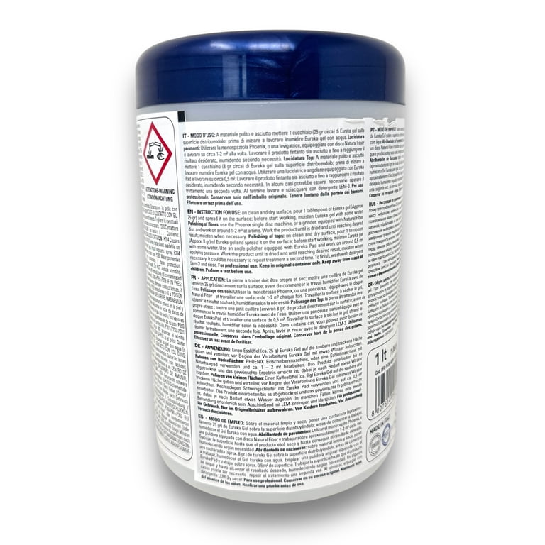 Bellinzoni Eureka: Gel Lustrador Para Mármol Y Piedra – Brillo Profesional Con Acabado Transparente