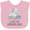 AD-Pink, variant on Inktastic I Love My Mom and Dad Cute Elephants in Night Sky Boys or Girls Baby Bib