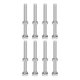 thumbnail image 1 of Kits de tornillos hexagonales M6 x 70mm, tuercas, arandelas planas y de seguridad, tornillos hexagonales completamente roscados de acero inoxidable 304, 8 juegos, 1 of 5