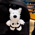 thumbnail image 3 of Llavero con diseño de dibujos animados de perro de peluche del West Highland Terrier, 3 of 3