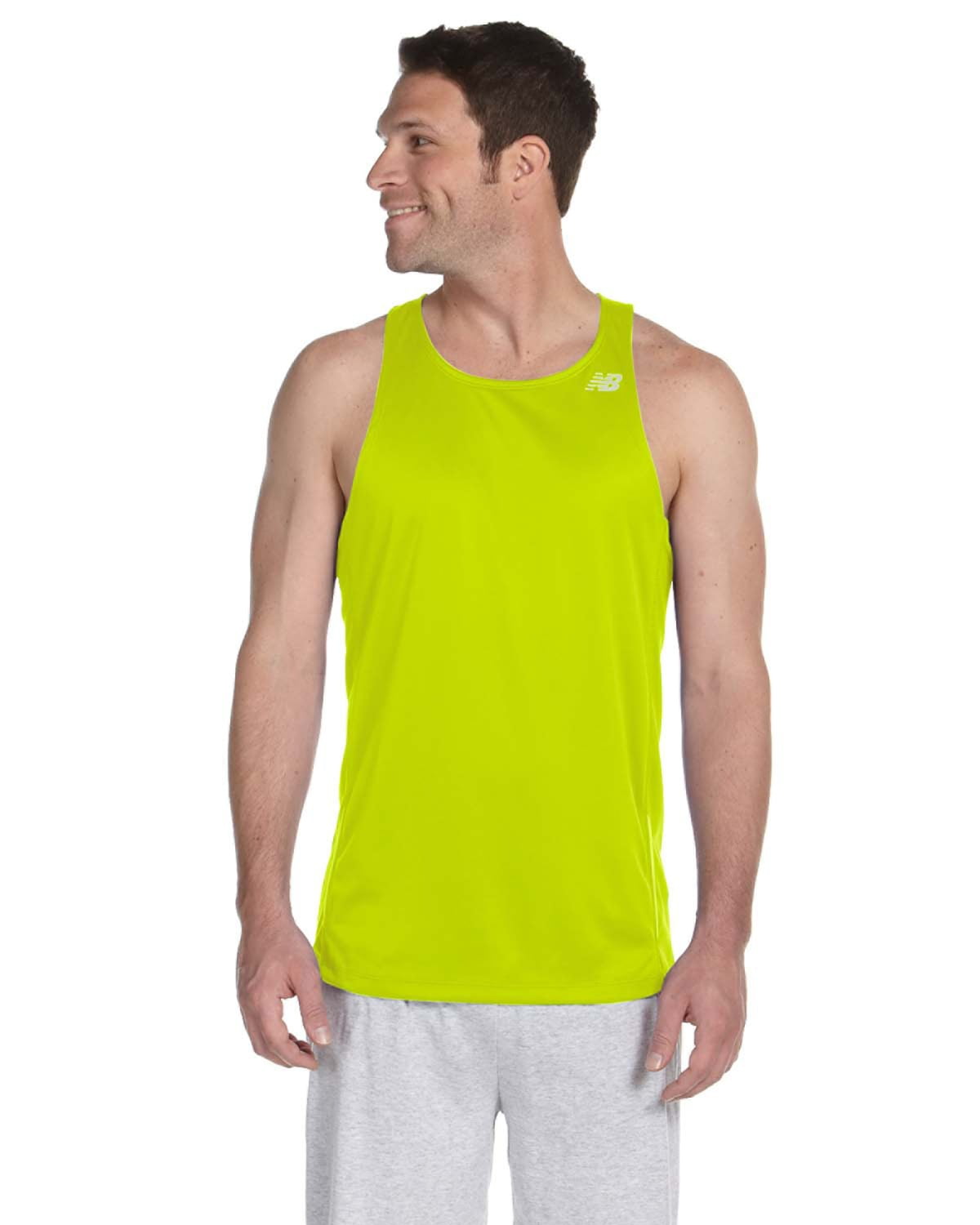new balance men's tempo running singlet