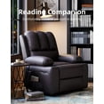 thumbnail image 6 of RIEDHOFF 22'' Recliner Chair, Manual Recliner for Adults, Lazy chair with 1.5X Sponge Filling, Cup Holder, and Retractable Armrests, for Living Rooms, Bedrooms, and Nurseries, 6 of 6